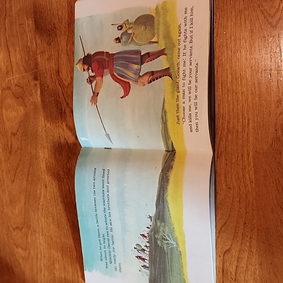 Vintage Disneyland David and Goliath Book and Record - Picture 4 of 7